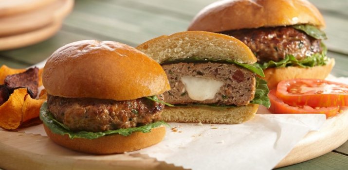 Gevulde Hamburger