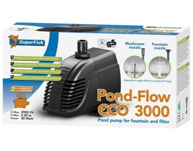 Superfish Vijverpomp Pond Flow Eco 3000 - foto 1