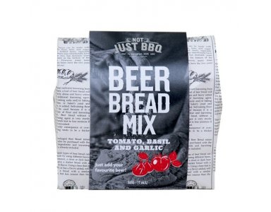 Not Just BBQ Beer Bread Tomato-Basil-Roasted Garlic Mix 500g - foto 1