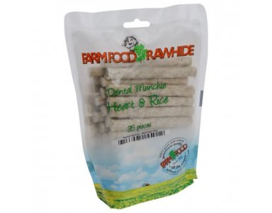 Farm Food Rawhide Dental Munchie Hart  Hondensnacks  - foto 1