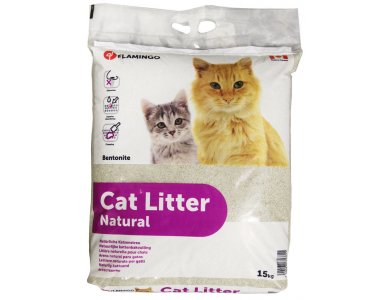 Kattenbakvulling Pet Plus Natuur 15kg - foto 1