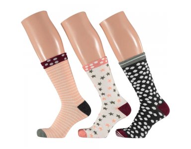 Apollo Dames Sokken in Giftbox 3-pack 36/41 Multicolor - foto 1