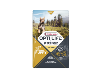 Opti life Prime Puppy Granenvrije Hondenvoeding Kip 2,5kg - foto 1