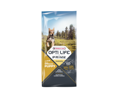 Opti life Prime Puppy Granenvrije Hondenvoeding Kip 12,5kg - foto 1