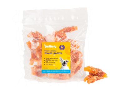 Boomy Chicken Snacks Sweet Potato 500gr - foto 1