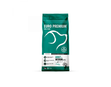 Euro Premium Medium Adult 12kg Chicken & Rice - foto 1