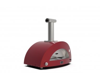 Alfa Forno Moderno 3 Pizze - Antique Red - Hybride - foto 1