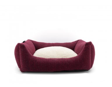 51 DegreesNorth Hondenmand Dublin Softbed Burgundy 70x60x23cm - foto 1