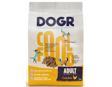 Dogr Koudgeperste Hondenvoeding Adult Chicken 10kg - foto 1