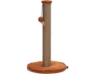 Krabpaal Ribbed Terracotta - 41x41x70 cm - foto 1