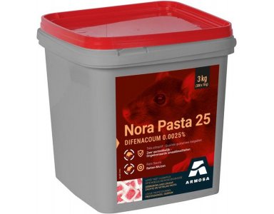 Nora 25 3kg Pastalokaas Ratten & Muizen 3kg  - foto 1