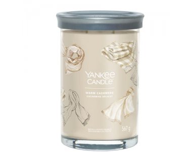 Yankee Candle Warm Cashmere Signature Large Tumbler Geurkaars - foto 1