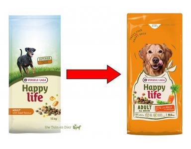 Happy Life Adult met Rund 15 kg - foto 1