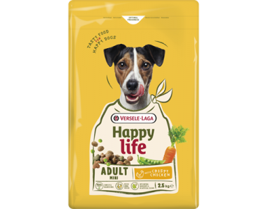 Happy Life Adult Mini met Kip 2,5kg - foto 1