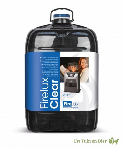 Won loyaliteit Anders Firelux Clear 20lt Kachelbrandstof Petroleum