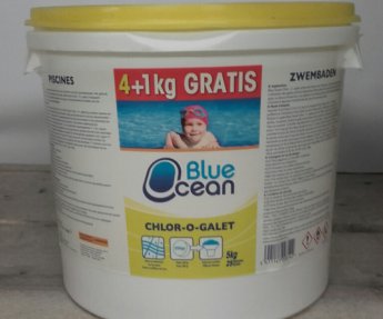 Blue Ocean ChloorTabletten 4kg + 1kg Gratis