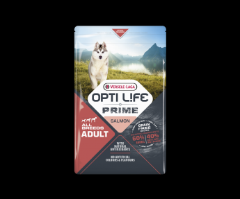 Opti life Prime Adult Granenvrije Hondenvoeding Zalm 2,5kg