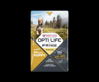 Opti life Prime Puppy Granenvrije Hondenvoeding Kip 2,5kg