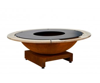 Quoco Piatto Basso Large Corten