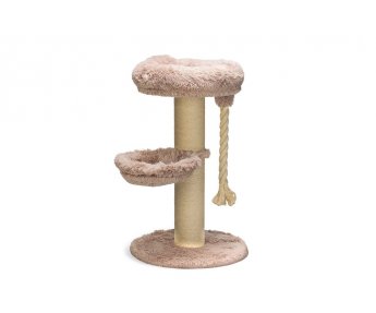 Beeztees Ramiro Krabpaal Taupe – 70x70x120cm