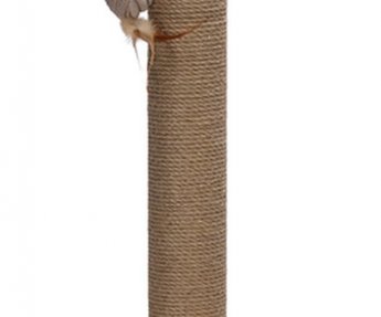 Krabpaal Ribbed Roze - 41x41x70 cm