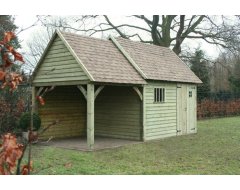 Dinowood Cottage Hoofdgebouw Dicht + Aanbouw half open