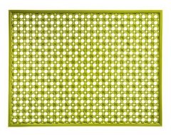 Scrapy Outdoor Mat Lime 48x62cm