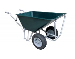 Stalkruiwagen Basic 160 L groen met 2 wielen