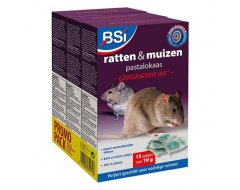 Voordeelpack Bsi Pastalokaas ’Generation Pat’ Bestrijding voor Muis & Rat 3x150gr