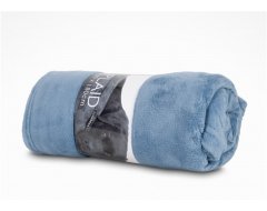 Lex & Max Fleece plaid - 130x180 - Faded Blue