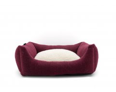 51 DegreesNorth Hondenmand Dublin Softbed Burgundy 70x60x23cm