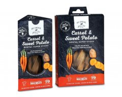 Go Native Dog Dental Super Sticks met Wortel & Zoete Aardappel 150gr - foto 1