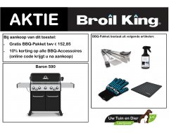 Broil King Baron 590 Zwart Gasbarbecue