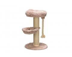 Beeztees Ramiro Krabpaal Taupe – 70x70x120cm