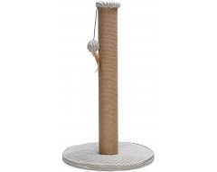 Krabpaal Ribbed Lichtgrijs - 41x41x70 cm