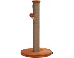 Krabpaal Ribbed Terracotta - 41x41x70 cm